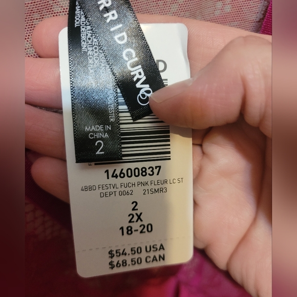 Torrid Fleur Lace Babydoll, BNWT, Size 2X - Picture 5 of 6